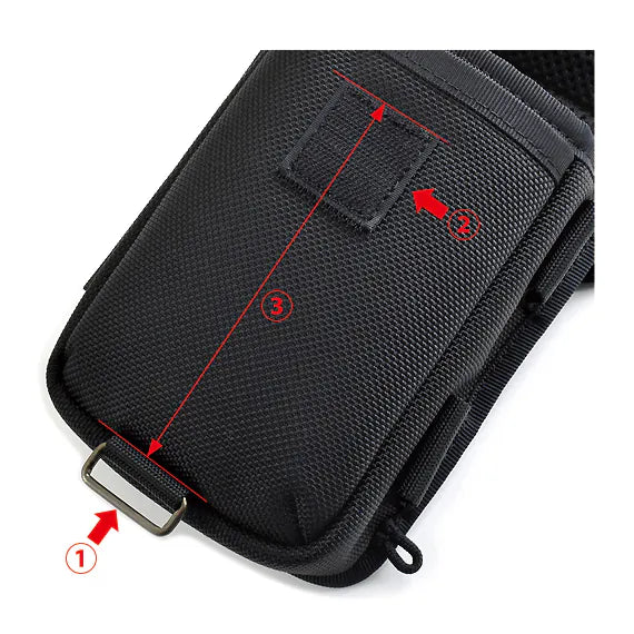 VanNuys - D112 2-Way Attachment for Smartphone Storage Cases (Camel)