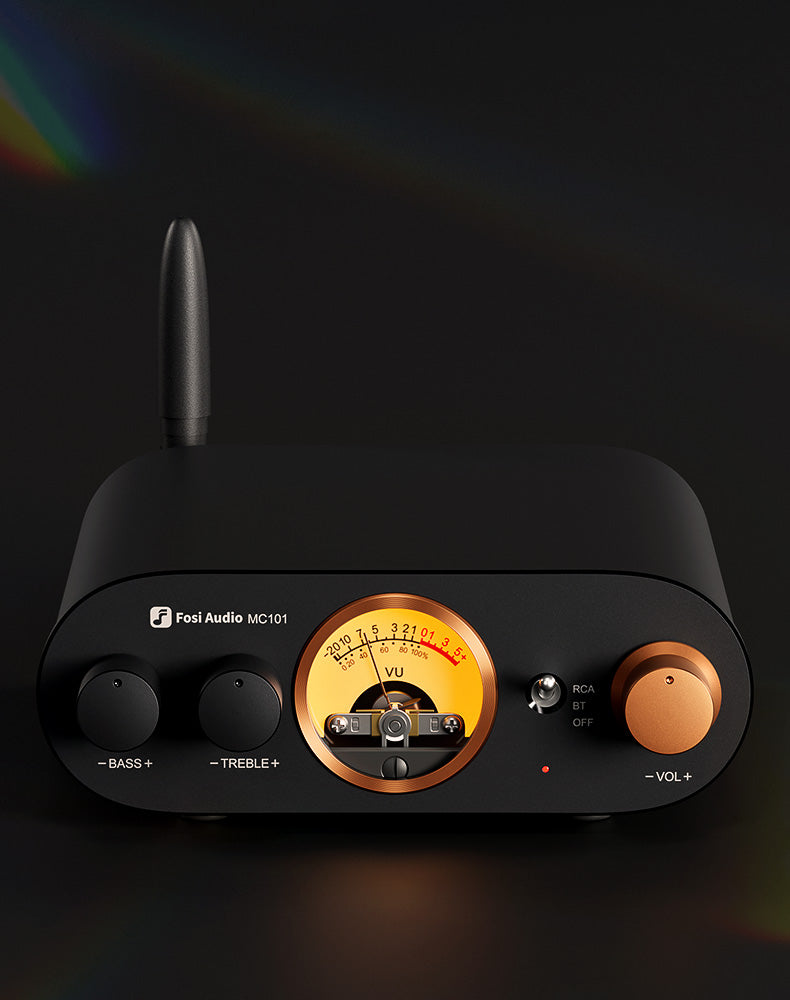 Fosi Audio MC101 VU錶藍牙5.3 放大器 | FUTEX 香港代理