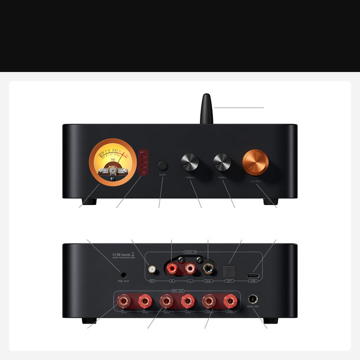 Fosi Audio MC351 2.1 聲道整合式放大器 | FUTEX 香港代理