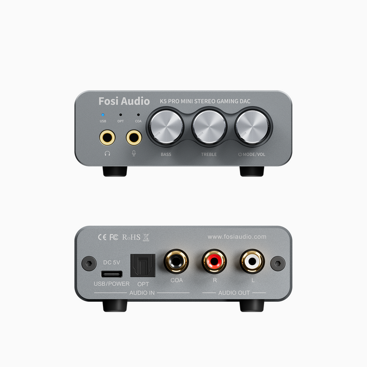 Fosi Audio K5 Pro 電競遊戲解碼耳擴 | FUTEX 香港代理