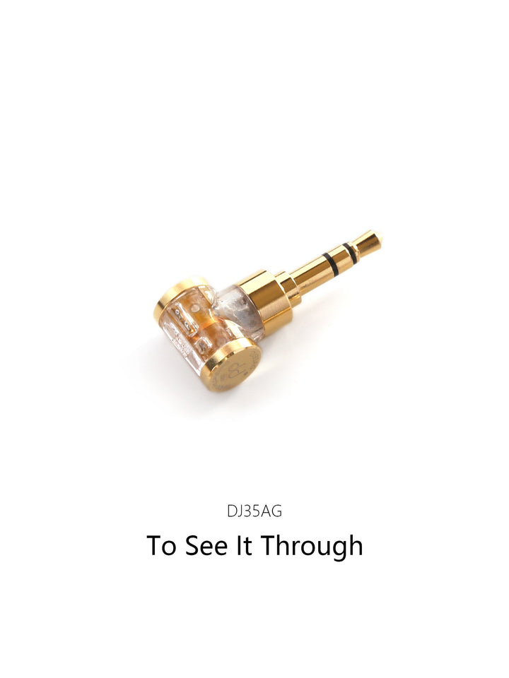 ddHiFi - DJ35AG/DJ44AG 2.5mm Female Gold Version Adapter  (3.5mm/4.4mm)