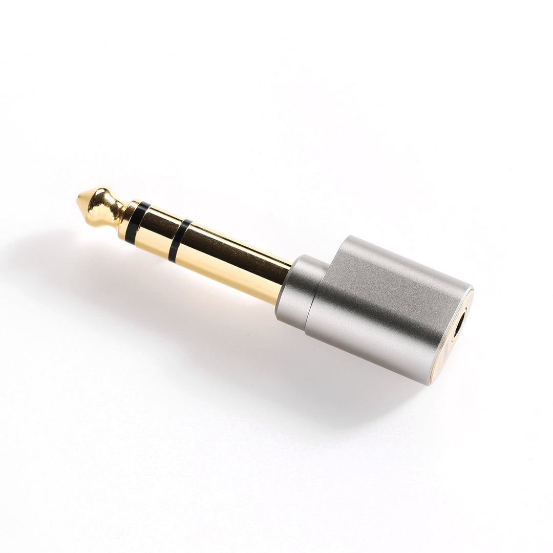 ddHiFi - DJ65A (AL) 3.5mm female to 6.35mm male adapter
