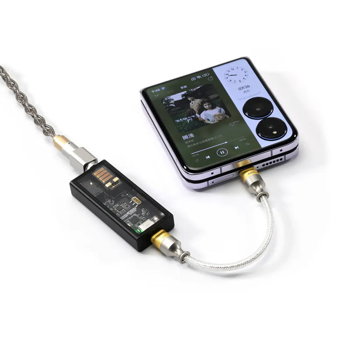 ddHiFi - TC05 M2 USB-C to USB-C OTG Cable (9cm)