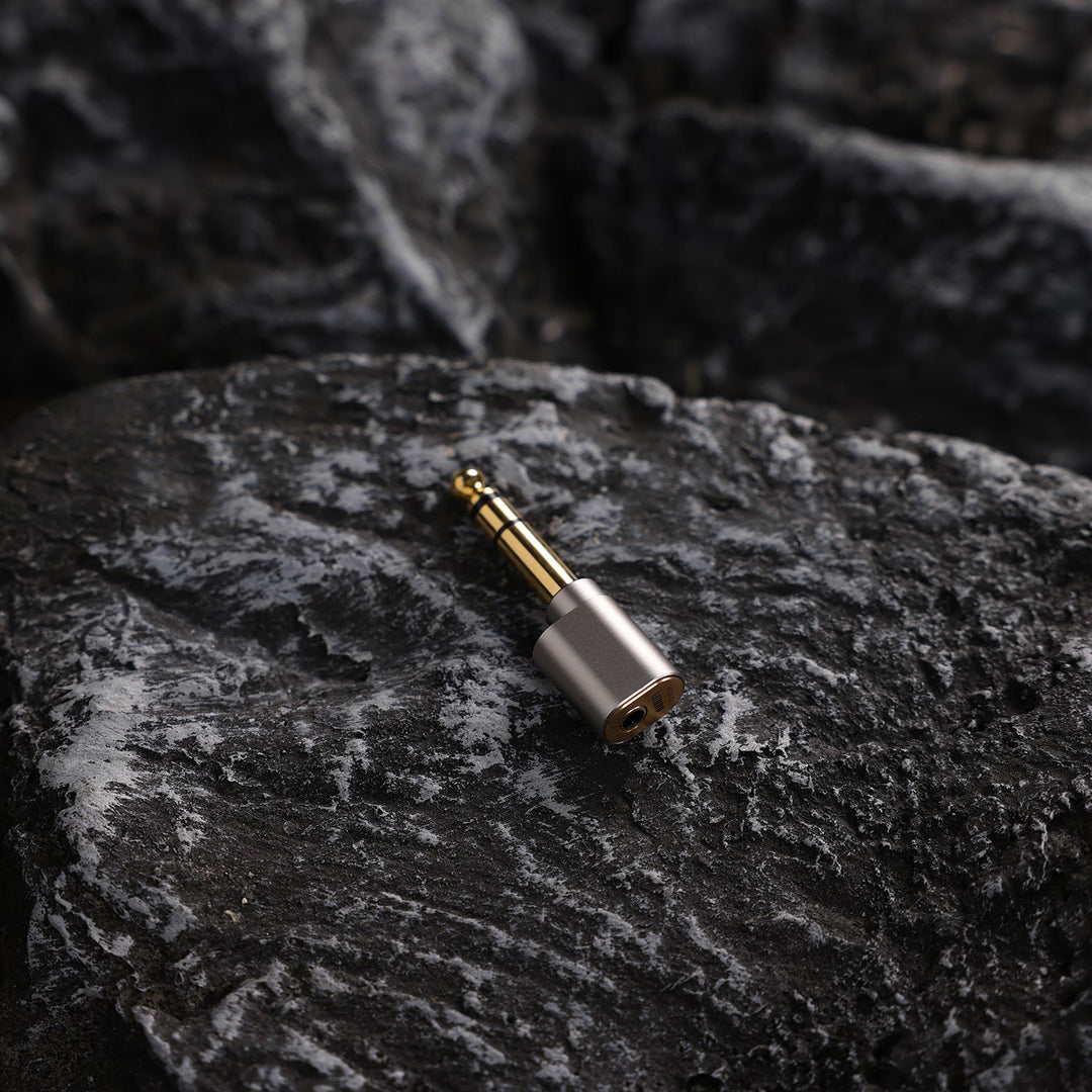 ddHiFi - DJ65A (AL) 3.5mm female to 6.35mm male adapter