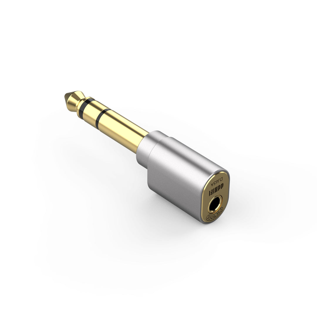 ddHiFi - DJ65A (AL) 3.5mm female to 6.35mm male adapter