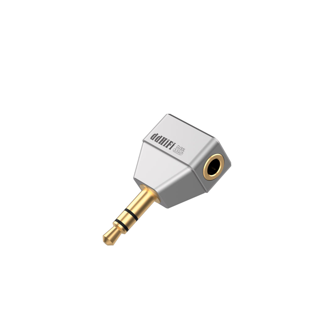 ddHiFi DJ35L 3.5mm(F) to 3.5mm(M) L型轉換插頭