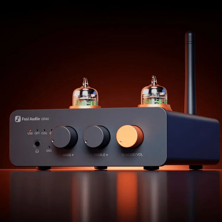 Fosi Audio GR40 膽機前置式藍牙解碼耳擴一體機 | FUTEX 香港代理