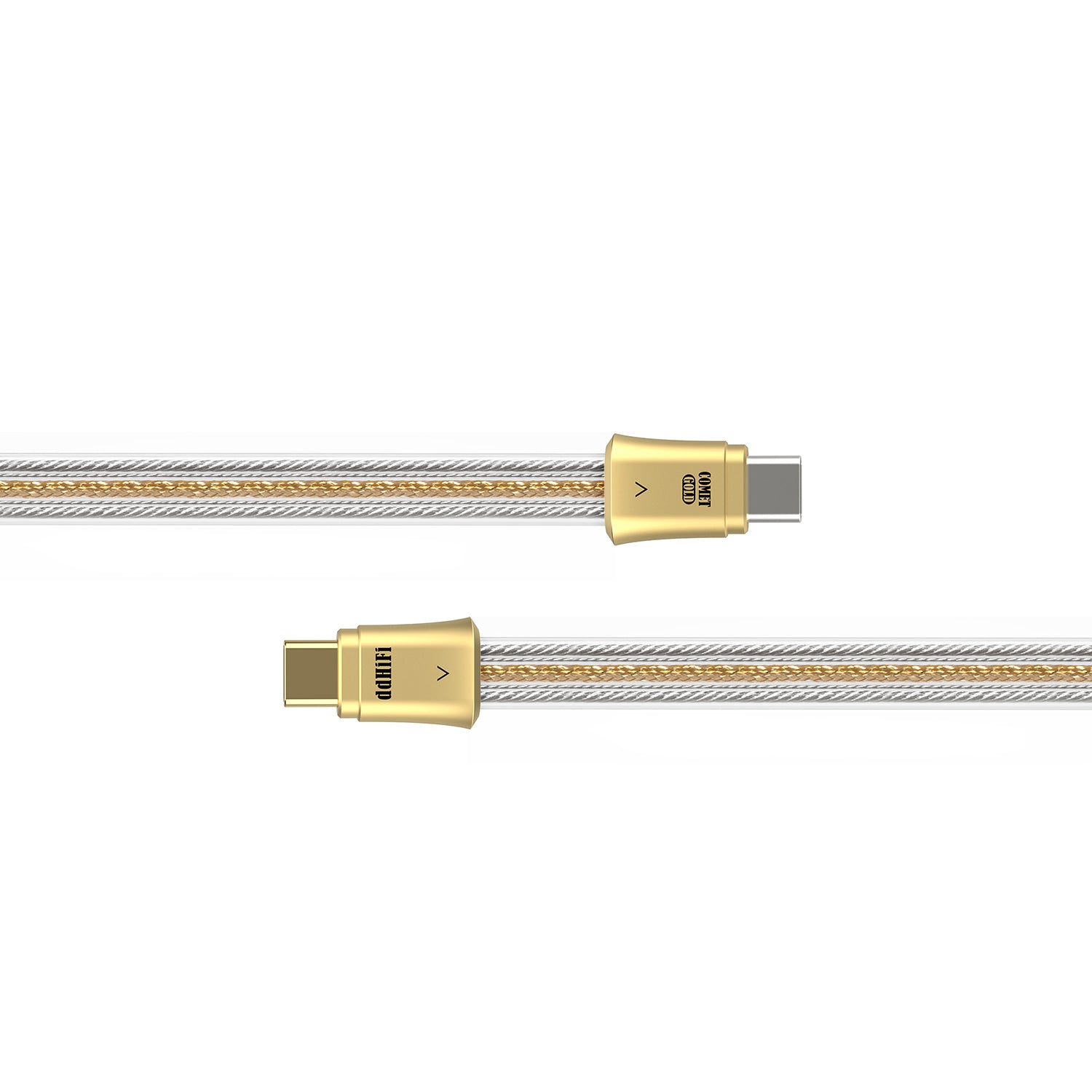 ddHiFi TC19CC Comet Gold Pure Silver Digital Signal Cable (Gold