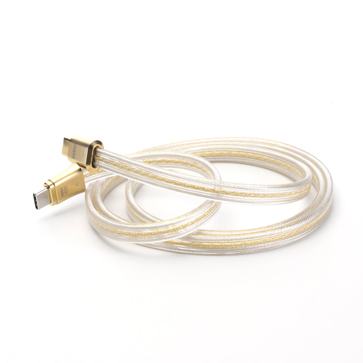 ddHiFi TC19CC Comet Gold 旗艦純銀 USB-C 數碼訊號線