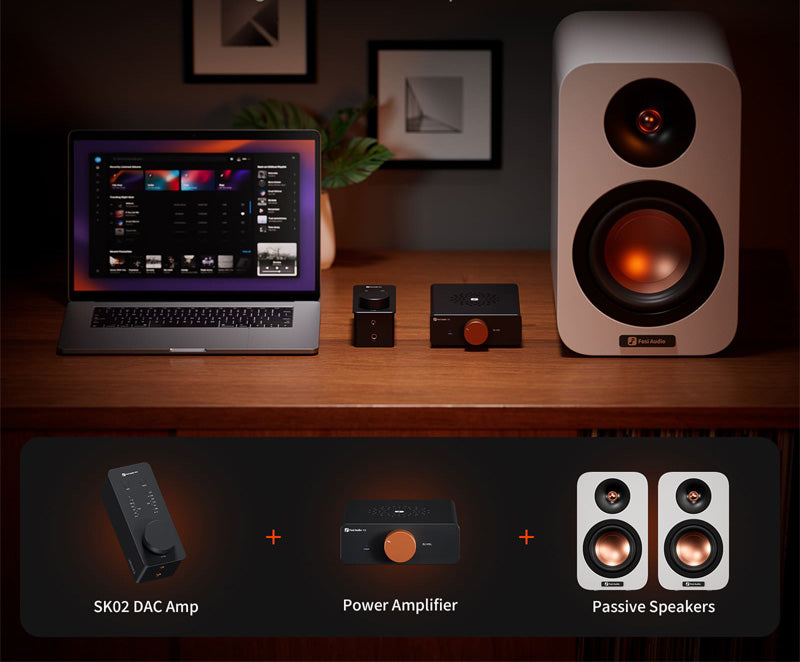 Fosi Audio SK02 Desktop DAC Headphone Amplifier