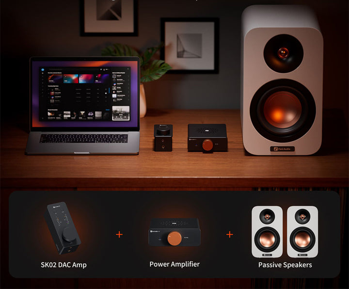 Fosi Audio SK02 Desktop DAC Headphone Amplifier